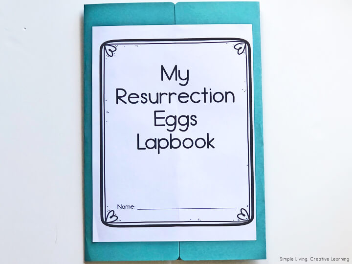 Resurrection Activities for Kids Resurrection Eggs Lapbook Cover