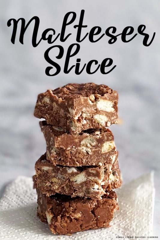 NoBake Malteser Slice Simple Living. Creative Learning