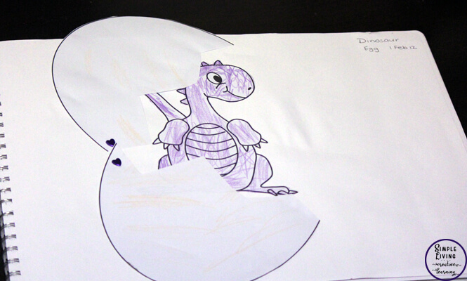 Dinosaur Lapbook and Study Resources - Dinosaur In Egg Activity