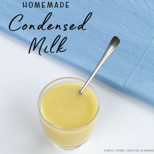 Home Made Condensed Milk In A Jar