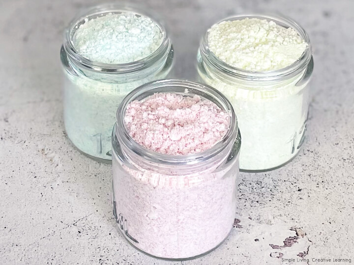 How to make Sherbet - Pink, Blue and Yellow Sherbet in Three Jars