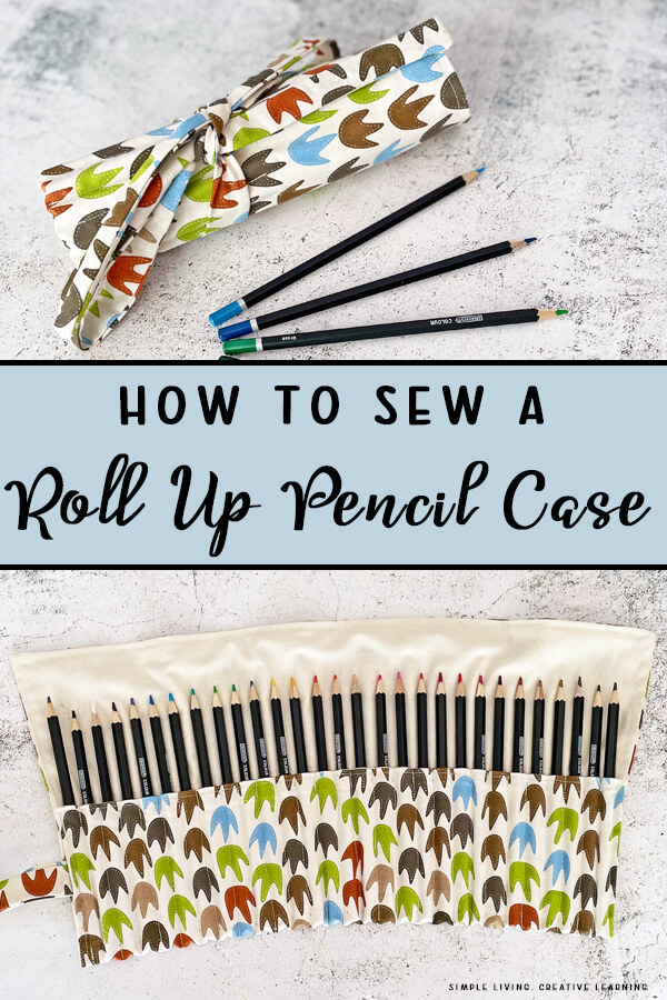 Sewing Pencil Roll Cases