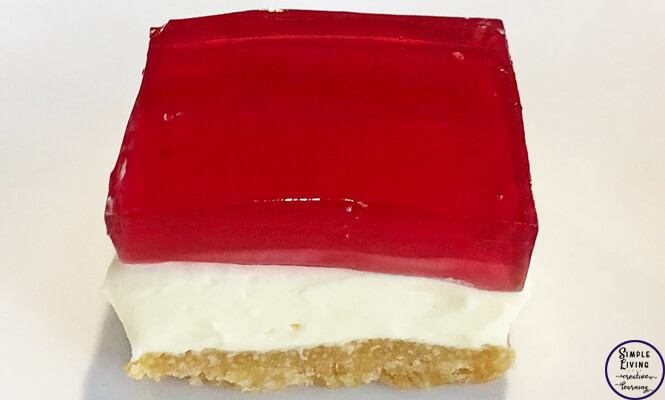 This Jelly Cheesecake Slice is just so delicious! The crumb base, covered with cheesecake and then topped with jelly. Just so YUM!
