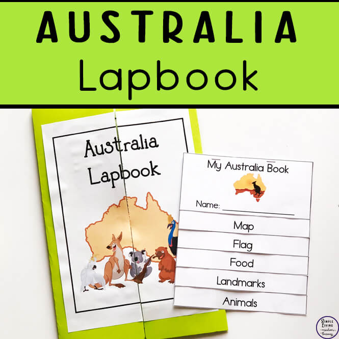 Australia lap book