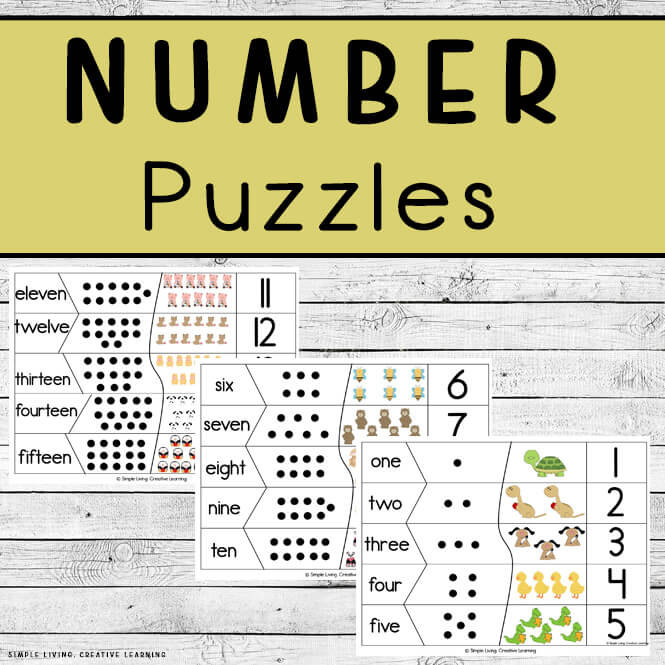 Printable Number Puzzles