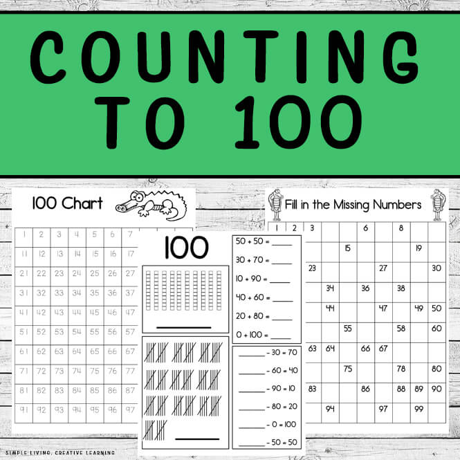 Counting to 100 Printable