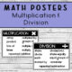 Math Posters - Division and Multiplication