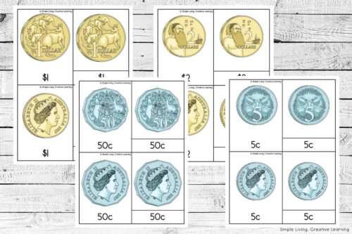 Australian Money Cards - Simple Living. Creative Learning