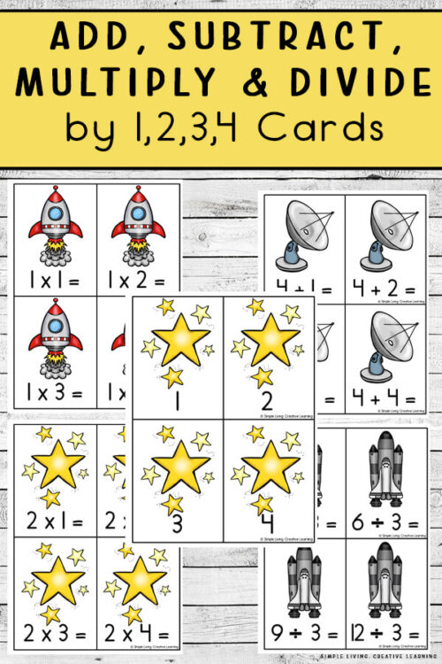 Math Cards for Learning - Simple Living. Creative Learning