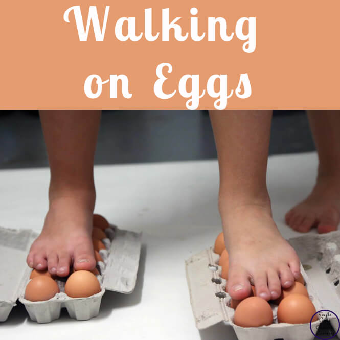 Walking on eggs experiment 