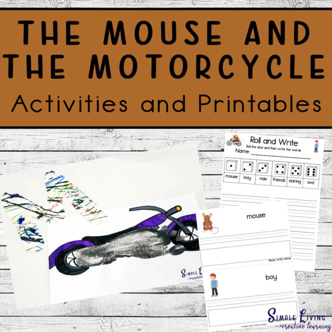 The Mouse and the Motorcycle Activities and Printables one activities and two printable pages