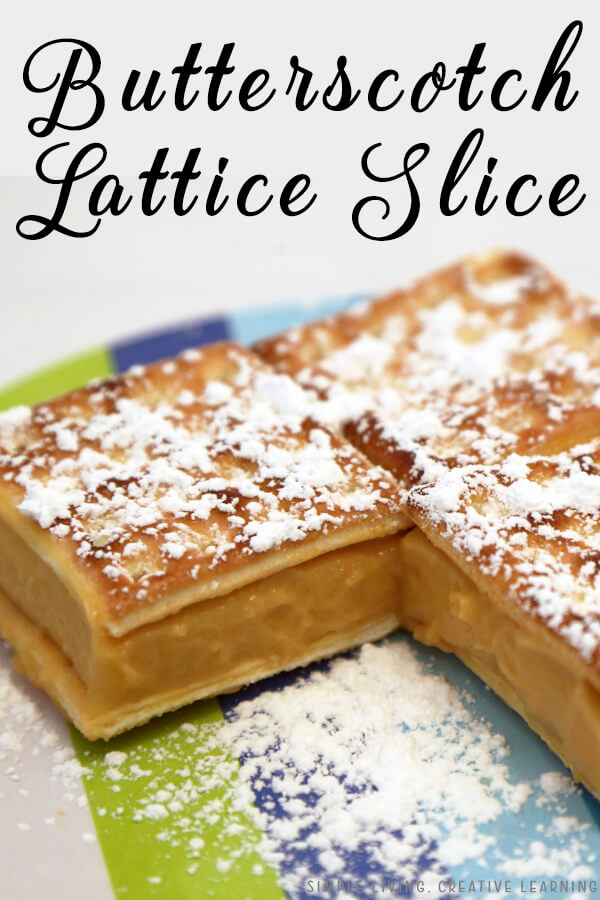 Butterscotch Lattice Slice