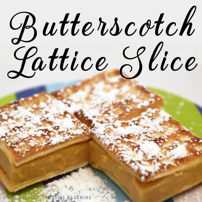 Butterscotch Lattice Slice