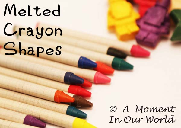 Melted Crayon Shapes