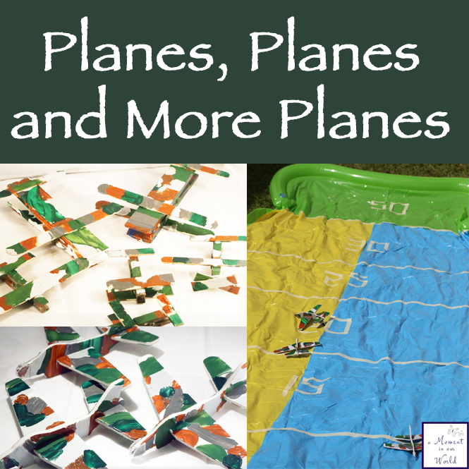 Some great airplane activities and printables for kids.