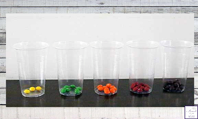 This fun Skittle Density Experiment was a great way to show the boys how different the density of objects can be. 