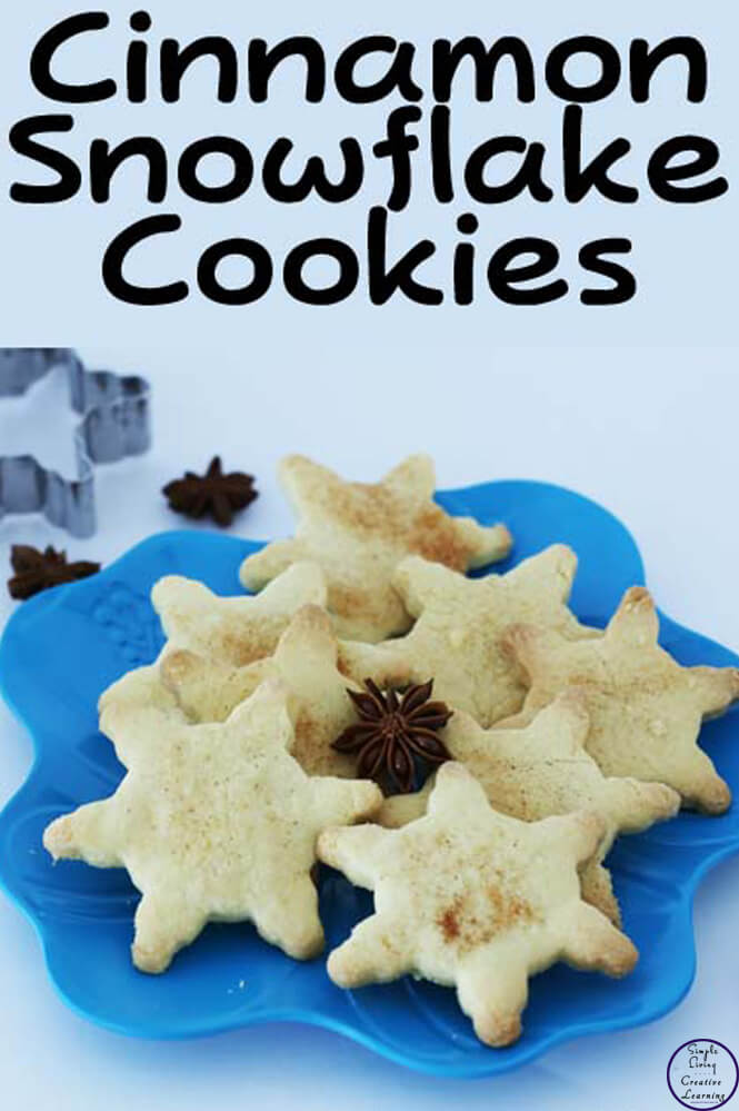 These yummy Cinnamon Snowflake Cookies are easy for kids to make on their own, and taste delicious! THey make a great addition to a winter themed unit.