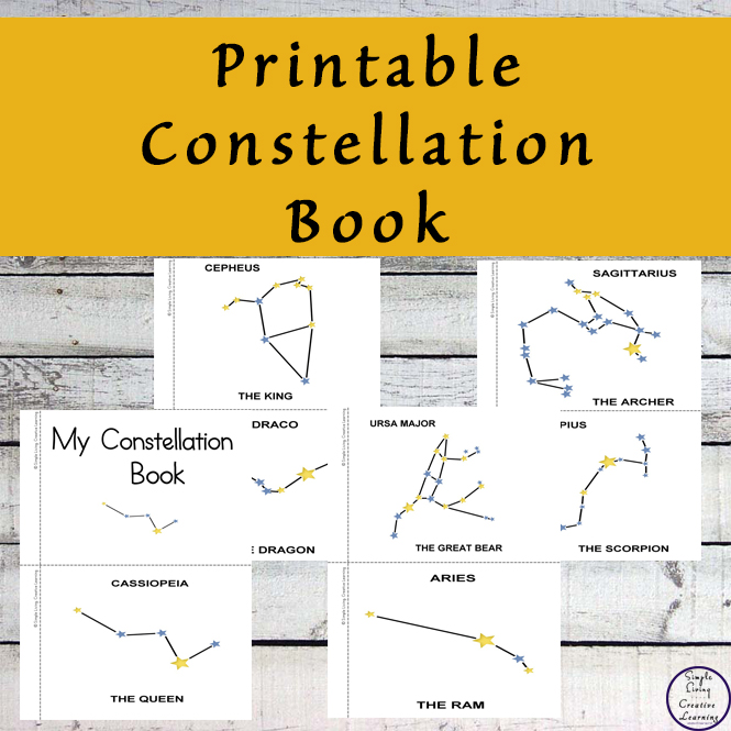 This constellation book is a great way to introduce many of the constellations to your child.