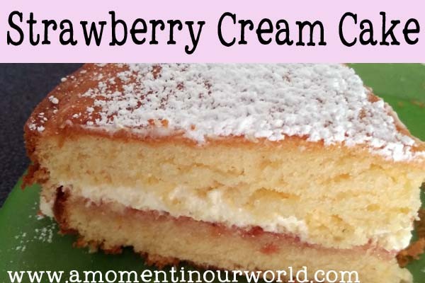 Strawberry Cream Cake 1