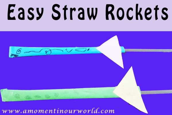 Easy Straw Rockets