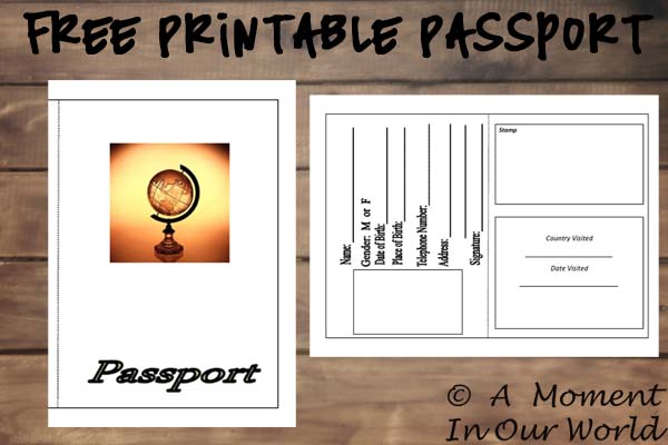 {FREE} Printable Passport