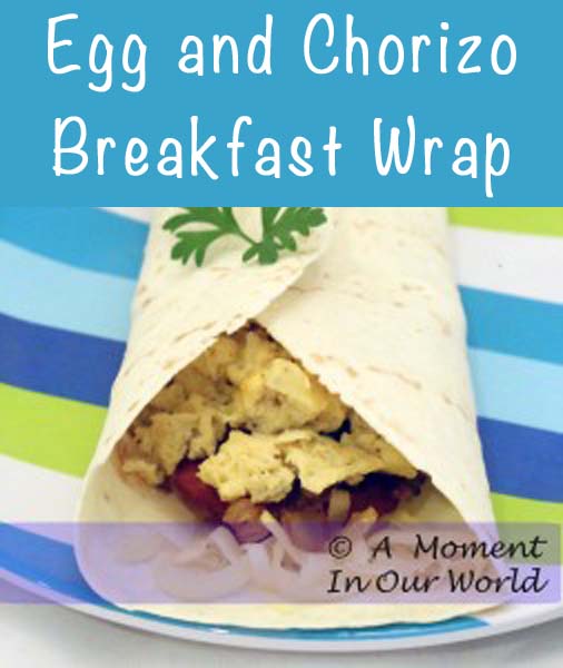 Egg and Chorizo Breakfast Wrap