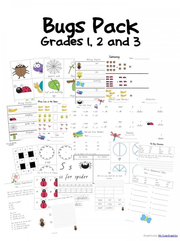 Bugs Pack Grades 1-3