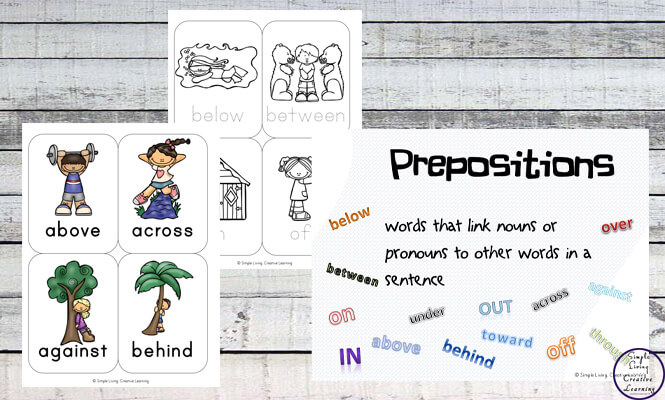 Learn about prepositions with this fun Preposition Printable Pack.
