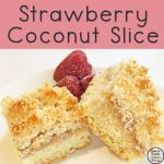 Strawberry Coconut Slice