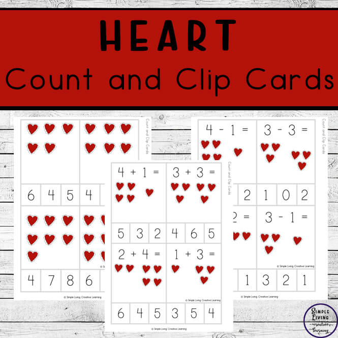 Heart Count and Clip Cards