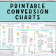 Printable Conversion Charts