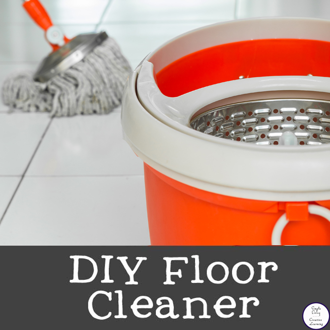 This DIY Floor cleaner will have your floors sparkling clean and your whole house smelling amazing.