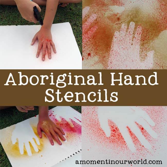 Aboriginal Hand Stencils