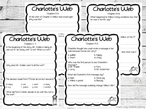 Charlotte's Web Literature Study