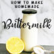 Make Homemade Buttermilk