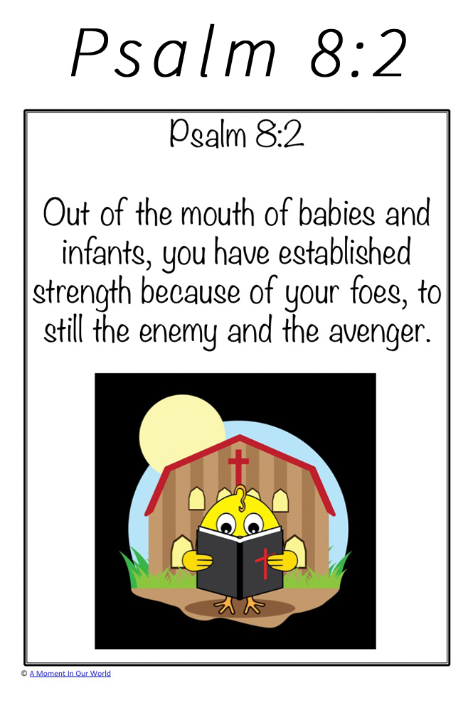 Monday Memory Verse: Psalm 8:2