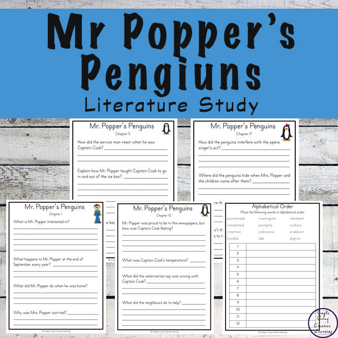 Mr Popper's Penguin Literature Study