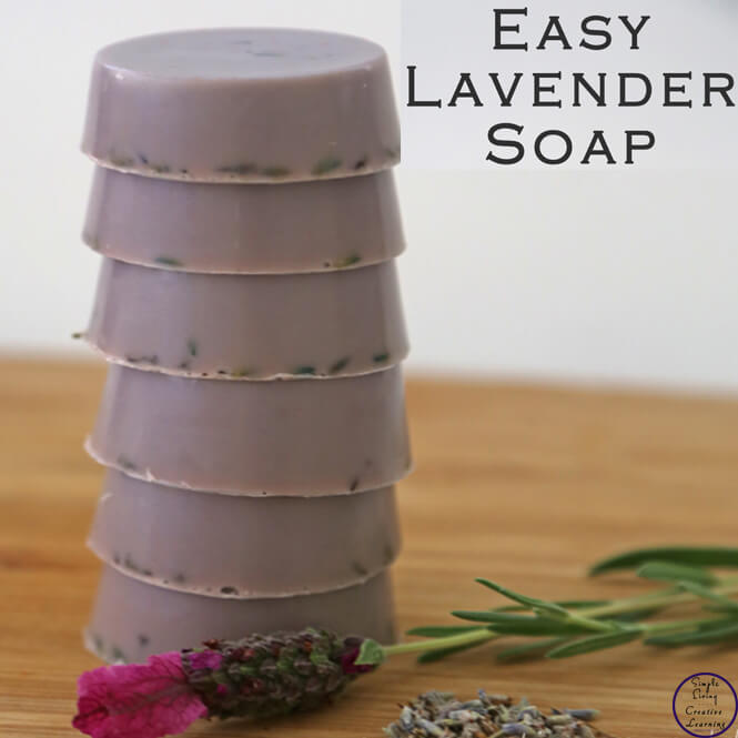 This lavender soap is so quick and easy to make and smells absolutely amazing!