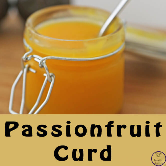This Passionfruit Curd recipe is quick and easy to make with only four ingredients, and tastes amazing!
