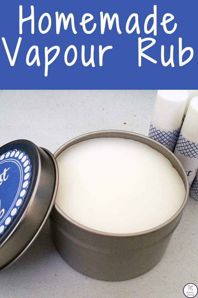 This homemade vapour rub is easy to make and is a great natural alternative to Vicks.