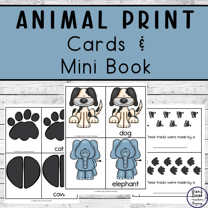 With the help of these animal print cards and mini book, your children will be having fun and identifying animal footprints with ease.