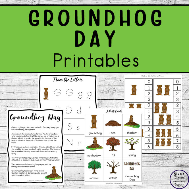 Groundhog Day Printables