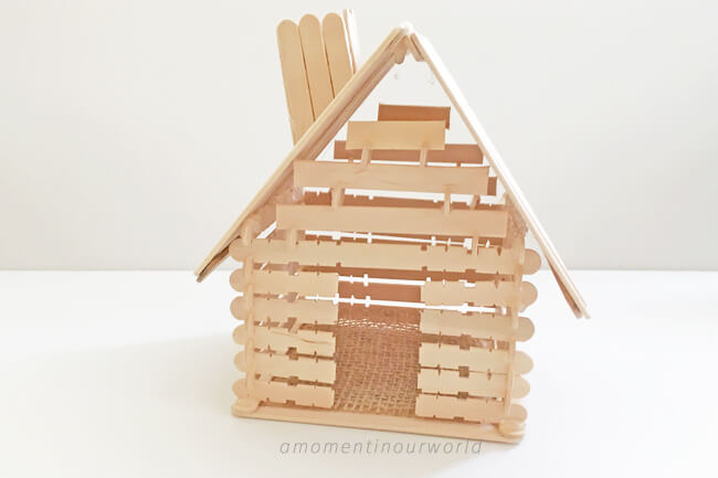 Build a log cabin like the ones the Pioneer families lived in. Goes well with the Little House books.