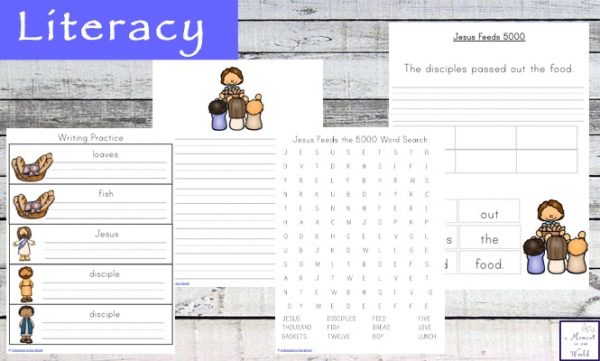 Jesus Feeds 5000 Printable Pack - Simple Living. Creative Learning