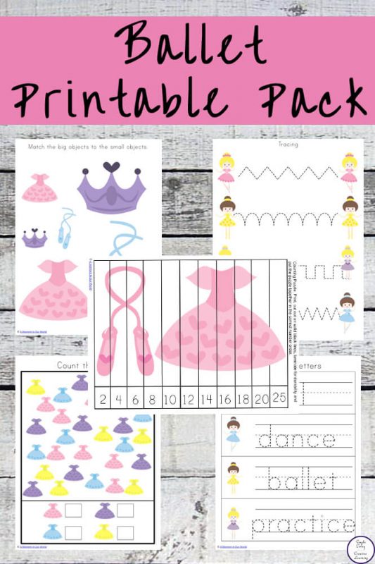 Ballet Printable Pack - Simple Living. Creative Learning