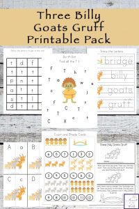 Three Billy Goats Gruff Printable Pack - Simple Living. Creative Learning