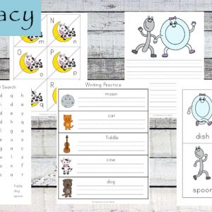 Hey Diddle Diddle Printable Pack - Simple Living. Creative Learning