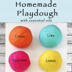 Homemade playdough with essential oils not only smells amazing, but it contains all the benefits of essential oils as well.