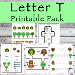 This Letter T Printable Pack is aimed for children aged 3 - 9 and contains a variety of activities; simple math concepts, literacy and hands-on activities. 