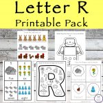 This Letter R Printable Pack is aimed for children aged 3 - 9 and contains a variety of activities; simple math concepts, literacy and hands-on activities. 